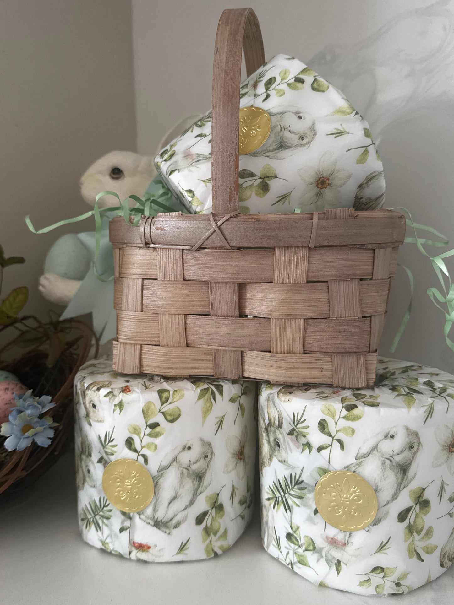 Easter Bunny Bathroom Toilet Tissue Gift Set