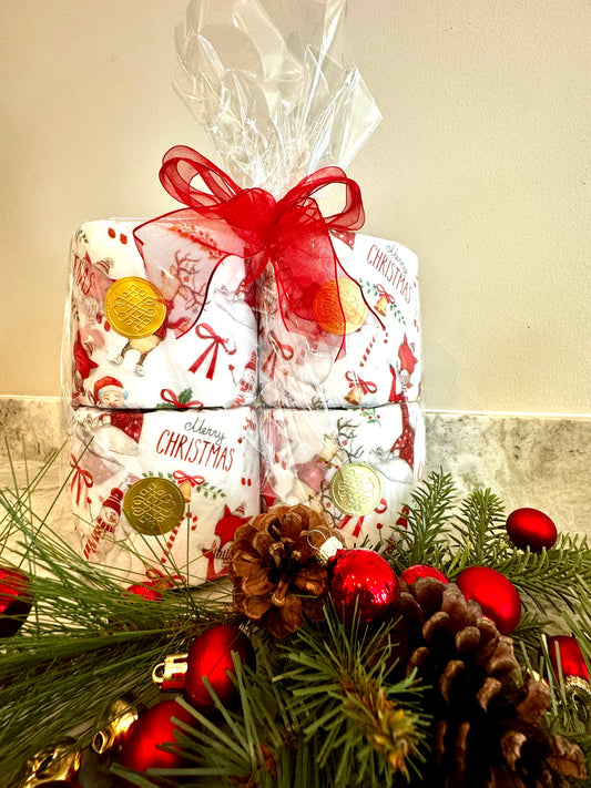 Whimsical Christmas Bathroom Toilet Tissue Gift Set