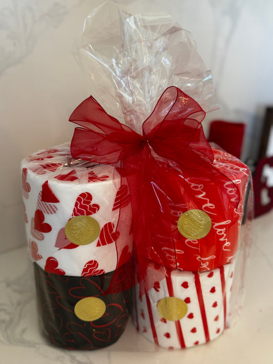 Valentine Wrapped Bathroom Toilet Tissue