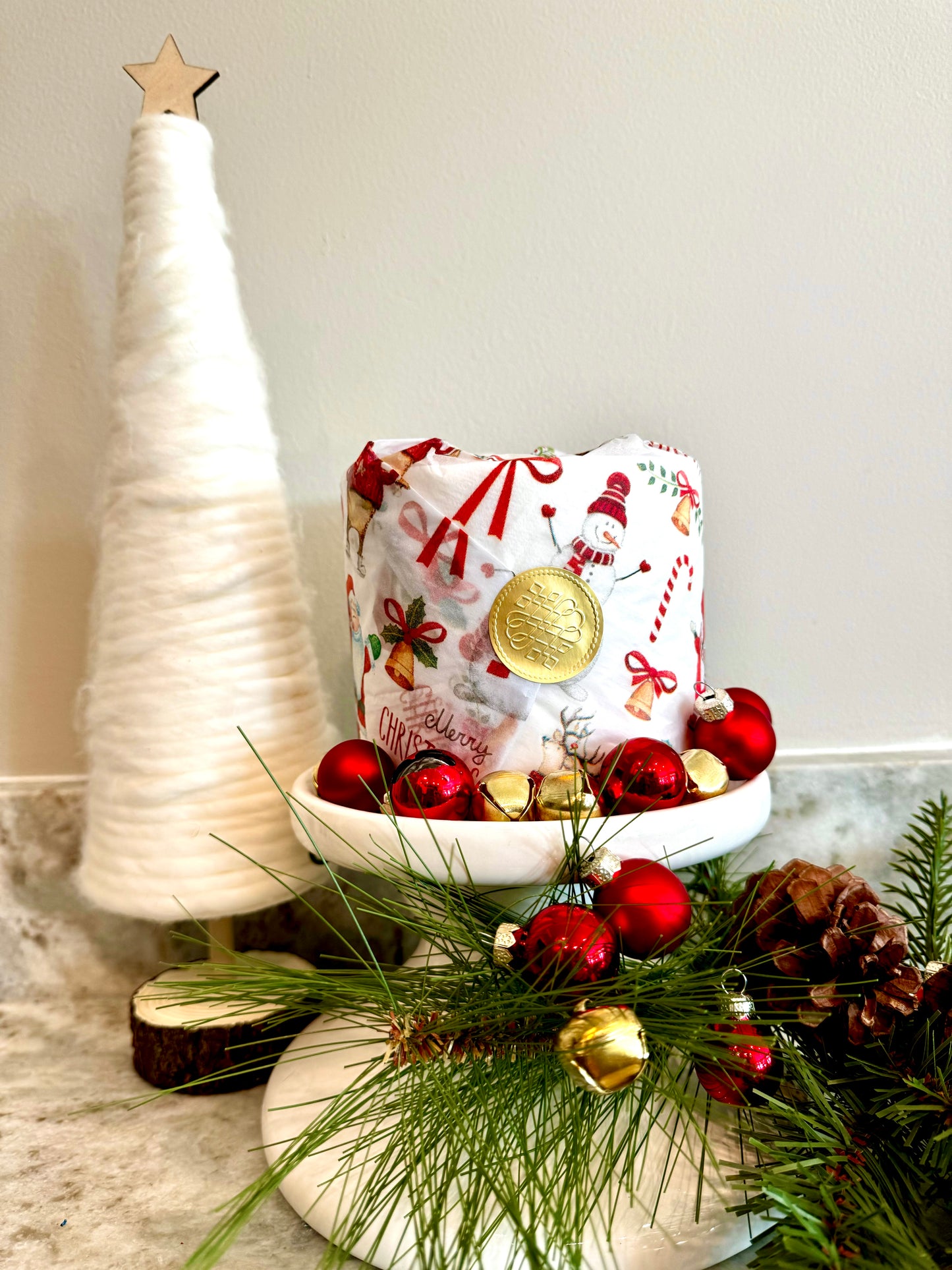 Whimsical Christmas Bathroom Toilet Tissue Gift Set